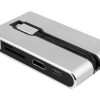 Хаб 8-в-1 Type-C «Hermes», USB 3.0 x 3, Type-C PD, HDMI, LAN, картридер — изображение 3