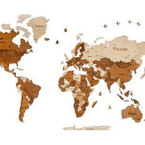 Интерьерная карта мира «World»