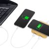 USB-хаб с беспроводной зарядкой из бамбука «Plato», 5 Вт — изображение 3