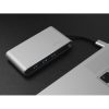 Хаб 8-в-1 Type-C «Hermes», USB 3.0 x 3, Type-C PD, HDMI, LAN, картридер — изображение 12