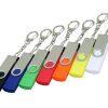 USB 2.0- флешка на 16 Гб с поворотным механизмом и дополнительным разъемом Micro USB — изображение 4