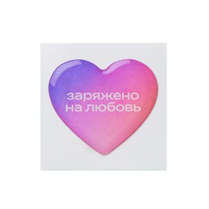Объемный стикер из эпоксидной смолы