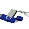 USB 2.0- флешка на 16 Гб с поворотным механизмом и дополнительным разъемом Micro USB — изображение 2
