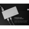Хаб 8-в-1 Type-C «Hermes», USB 3.0 x 3, Type-C PD, HDMI, LAN, картридер — изображение 11