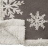 Плед Snowflake новогодний с капюшоном — изображение 4